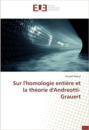 okumak Sur l&#39;homologie entière et la théorie d&#39;Andreotti-Grauert (OMN.UNIV.EUROP.)