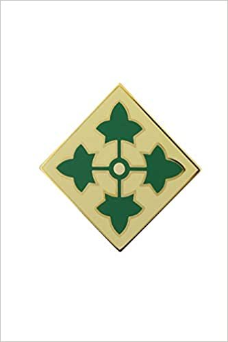 okumak 4th Infantry Division Unit Insignia U S Army Journal: Take Notes, Write Down Memories in this 150 Page Lined Journal
