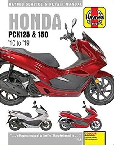okumak Honda PCX125 &amp;150 (10-19) (Haynes Service &amp; Repair Manual)