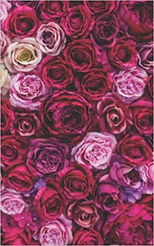 okumak Red Pink And White Roses: Discreet Password Logbook With Alphabetical Tabs | Floral Password Keeper Notebook For Women, Girls, Seniors | Fits In Purse, Backpack, Glove Box (Floral Password Books)