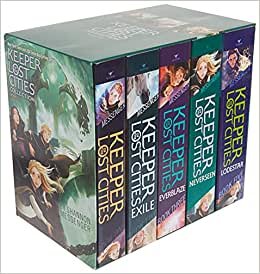 سلسلة كتب «Keeper of the Lost Cities Collection Books 1-5: Keeper of the Lost Cities; Exile; Everblaze; Neverseen; Lodestar»