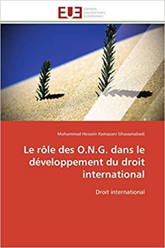 okumak Le rôle des O.N.G. dans le développement du droit international: Droit international (Omn.Univ.Europ.)