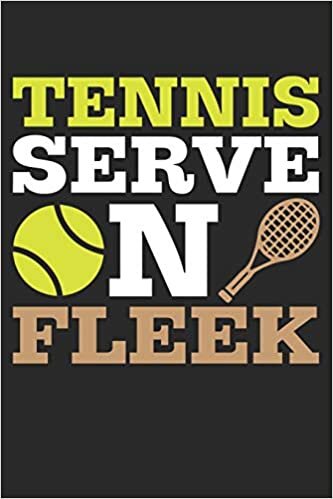 okumak Tennies serve N Fleeks, Tennis Notebook, Coach Journal, For Game Record, Score Notes Keeper, Tennis Player Gifts