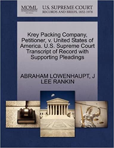 okumak Krey Packing Company, Petitioner, v. United States of America. U.S. Supreme Court Transcript of Record with Supporting Pleadings