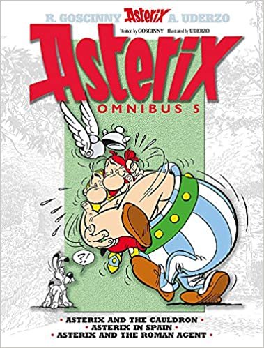 okumak Asterix: Omnibus 5: Asterix and the Cauldron, Asterix in Spain, Asterix and the Roman Agent