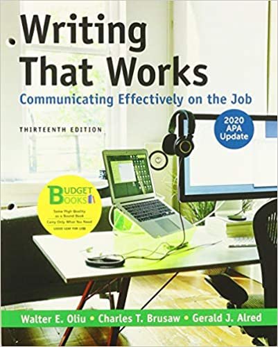 okumak Writing That Works: Communicating Effectively on the Job: 2020 APA Update
