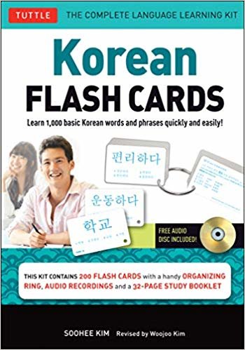 Korean Flash Cards Vol.1: Learn 1,000 Basic Korean Words and Phrases Quickly and Easily!