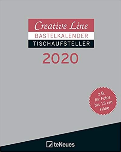 okumak Creative Line Bastelkal. 2020 Tischaufst. hoch