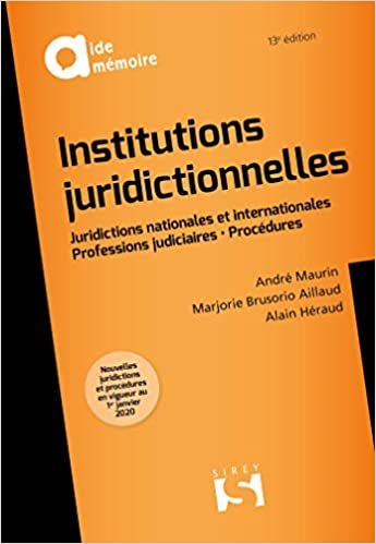 okumak Institutions juridictionnelles - 13e ed. (Aide-mémoire Sirey)