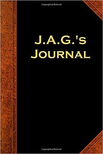 okumak J.A.G.&#39;s Journal: (Notebook, Diary, Blank Book) (Law Enforcement Journals Notebooks Diaries)