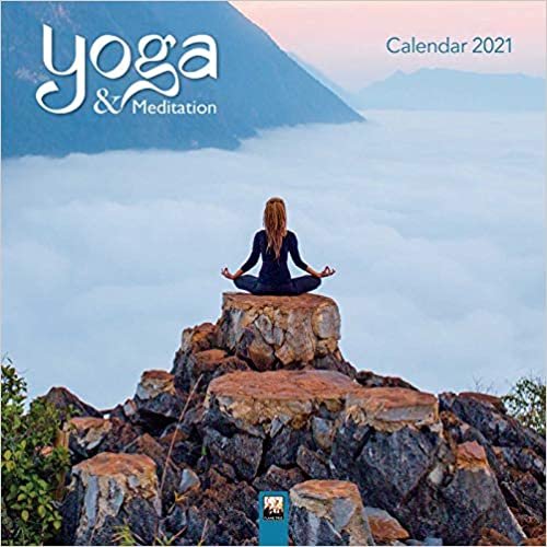 okumak Yoga &amp; Meditation 2021: Original Flame Tree Publishing-Kalender