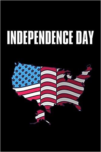 okumak Independence Day: No.2 Fourth of July U.S. Flags , Black Color Book 6x9&quot; 100 Pages Blank Lined Notebook / Journal / Diary For Gifts (Independence Day Notebook, Band 2)