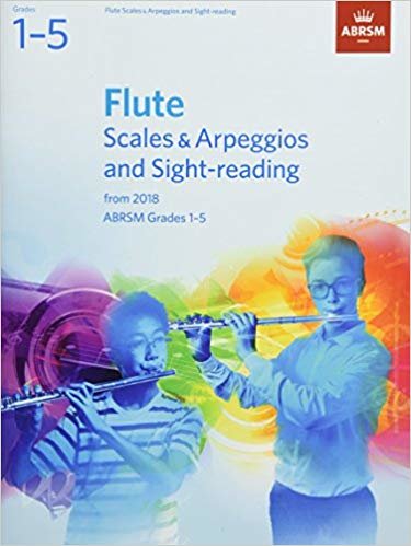 Flute Scales & Arpeggios and Sight-Reading, ABRSM Grades 1-5: from 2018