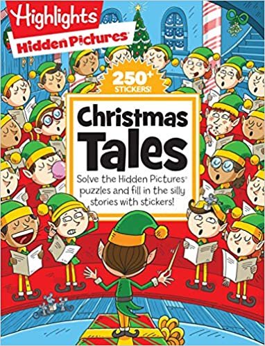 okumak Christmas Tales : Solve the Hidden Pictures Puzzles and Fill in the Silly Stories with Stickers!