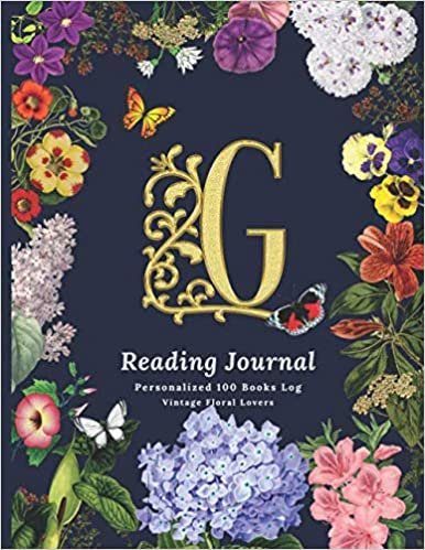 okumak G: Reading Journal: Personalized 100 Books Log: The Personalized Initial Monogram Alphabet Letter “G”, 8.5” x 11”, Reading Journal and Logbook for ... Great Gift for Book lovers and Adults)