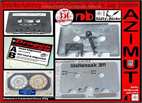 okumak Einstell-Mess-Kalibrierungs- u. Test-Compact Cassetten 1965 -1995 Bildband inkl. Gauge - Einstelllehren: Für Bandlauf, Drehmoment, Geschwindigkeit, Bandzug, Frequenzgang, Eintauchtiefe, Dolbypegel