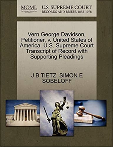 okumak Vern George Davidson, Petitioner, v. United States of America. U.S. Supreme Court Transcript of Record with Supporting Pleadings