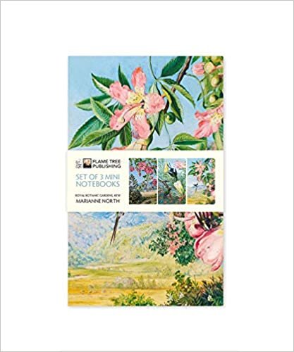 okumak Kew Gardens&#39; Marianne North Mini Notebook Collection (Mini Notebook Collections)