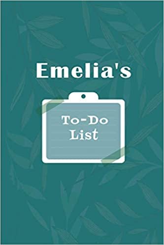 okumak Emelia&#39;s To˗Do list: Checklist Notebook | Daily Planner Undated Time Management Notebook