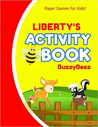 okumak Liberty&#39;s Activity Book: 100 + Pages of Fun Activities | Ready to Play Paper Games + Storybook Pages for Kids Age 3+ | Hangman, Tic Tac Toe, Four in a ... Letter L | Hours of Road Trip Entertainment