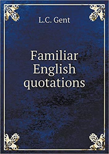 okumak Familiar English quotations