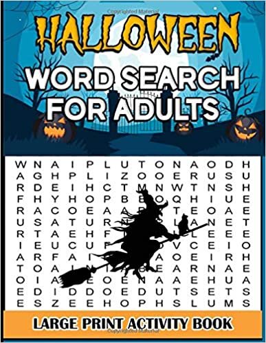okumak Halloween word search for adults: 39+ Fun and Challenging Halloween Puzzles | Large Print Spooky Word Searches For Adult Women, Men and s (With Key Solution Pages)