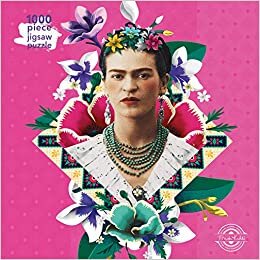 okumak Puzzle - Frida Kahlo: Pink: Unser faszinierendes, hochwertiges 1.000-teiliges Puzzle (73,5 cm x 51,0 cm) in stabiler Kartonverpackung