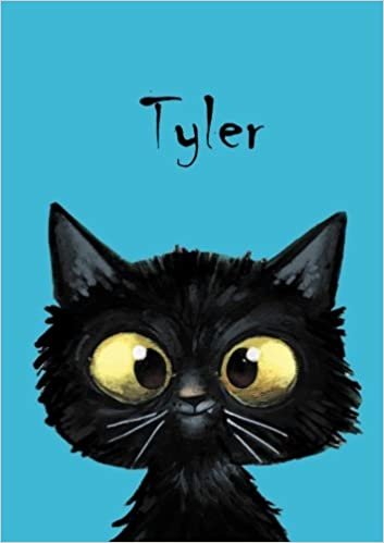 okumak Tyler: Tyler - Katzen - Malbuch / Notizbuch / Tagebuch: A5 - blanko