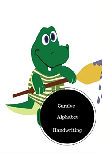 okumak Cursive Alphabet Book: Worksheet Works Cursive. Handy 6 in by 9 in Notebook Journal . A B C in Uppercase &amp; Lower Case. Dotted, With Arrows And Plain