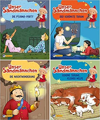 okumak Nelson Mini-Bücher: Unser Sandmännchen: Gute-Nacht-Geschichten 5-8: 24 Mini-Bücher im Display