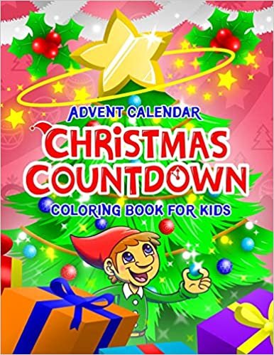 okumak Advent Calendar Christmas Countdown Coloring Book for Kids: Color your way to Christmas Day | Perfect Gift for Boys &amp; Girls All Ages