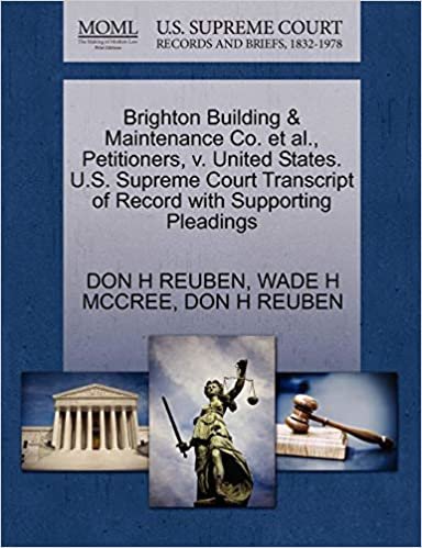 okumak Brighton Building &amp; Maintenance Co. et al., Petitioners, v. United States. U.S. Supreme Court Transcript of Record with Supporting Pleadings