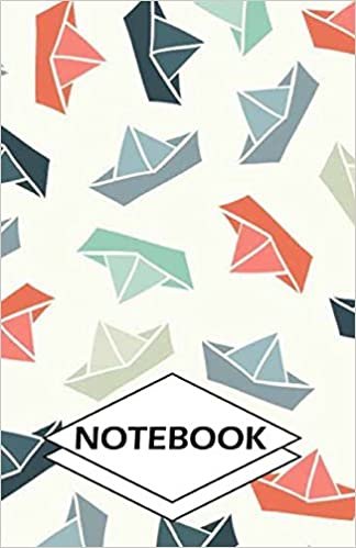 Notebook: Paper boats: Small Pocket Diary, Lined pages (Composition Book Journal) (5.5" x 8.5") تحميل