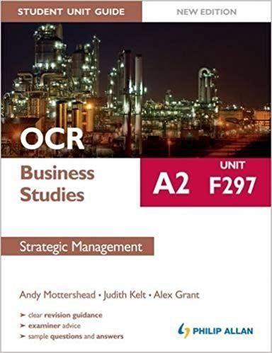 okumak OCR A2 Business Studies Student Unit Guide New Edition: Unit F297 Strategic Management (Ocr A2 Business Studies F 297)