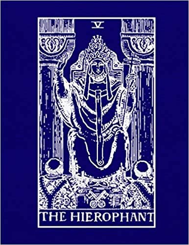 okumak V The Hierophant: Tarot Journal Diary Log Book, Record and Interpret Readings, 3 Tarot Card Spread Journal