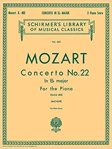 okumak Concerto No. 22 in Eb, K.482: Schirmer Library of Classics Volume 663 National Federation of Music Clubs 2014-2016 Piano Duets