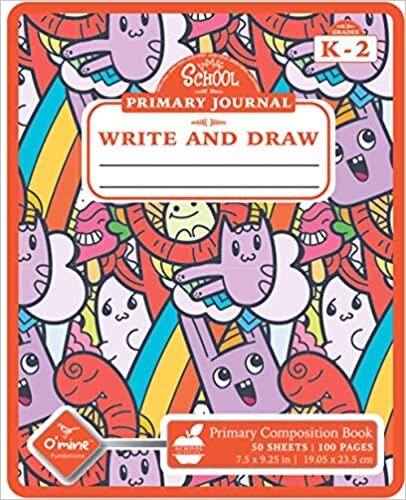 okumak O’Mine Lefty Notebooks | Kindergarten Journal with Drawing Area and Funny Kawaii Cover: Draw and Write Notebook for K-2 Grades (Early Primary Story ... &amp; Christmas Stocking Stuffers for Children