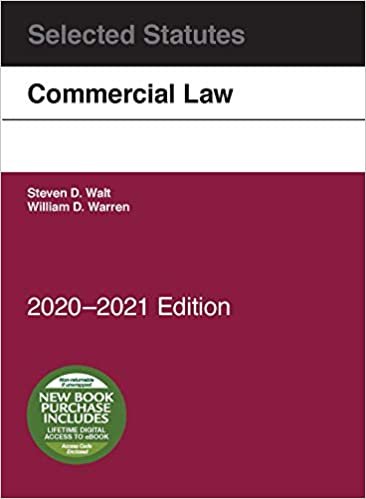 okumak Commercial Law: Selected Statutes, 2020-2021