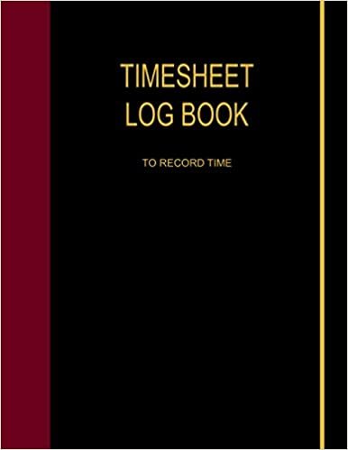 okumak Timesheet Log book: Simple Timesheet Book to record time