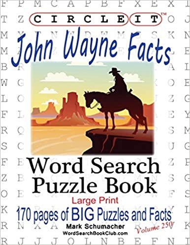 okumak Circle It, John Wayne Facts, Word Search, Puzzle Book
