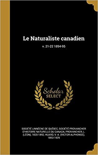 okumak Le Naturaliste canadien; v. 21-22 1894-95