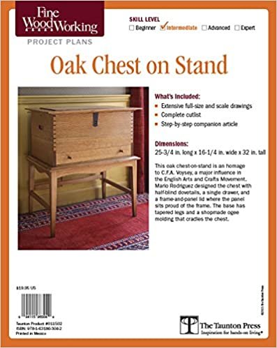okumak Fine Woodworking&#39;s Oak Chest on Stand Plan