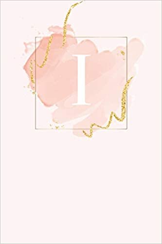 okumak I: 110 Sketchbook Pages (6 x 9) | Light Pink Monogram Sketch and Doodle Notebook with a Simple Modern Watercolor Emblem | Personalized Initial Letter | Monogramed Sketchbook