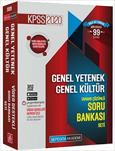 okumak 2020 KPSS Genel Yetenek Genel Kültür Tamamı Çözümlü Soru Bankası Seti: 5 Kitap: 5 Kitap Set
