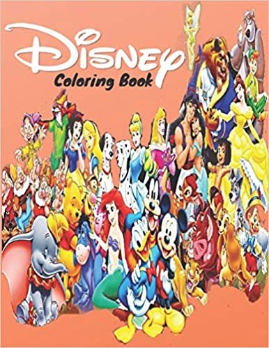 okumak Disney Coloring Book: The latest high quality images of Disney for adults and kids