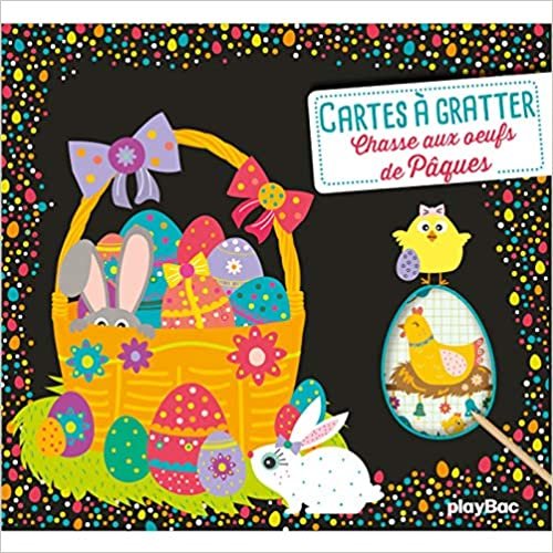 okumak Ma pochette Chasse aux oeufs de Pâques - Cartes à gratter et à colorier (P.BAC ATEL.PAIL)