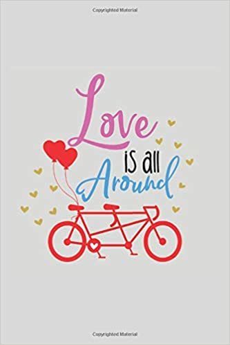 okumak Love Is All Around: a gift from the heart, very good for different occasions, universal, dot grid notebook, journal
