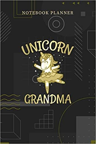 okumak Notebook Planner Unicorn Grandma Matching Unicorn Birthday Party s: Planning, Over 100 Pages, Personalized, Financial, Journal, 6x9 inch, Menu, Pocket