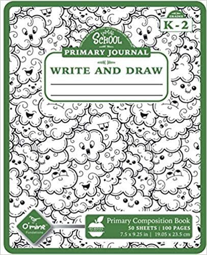 okumak O’Mine Lefty Notebooks | Kindergarten Journal with Drawing Area and Kids Cloudy Cover: Draw and Write Notebook for K-2 Grades (Early Primary Story ... &amp; Christmas Stocking Stuffers for Children