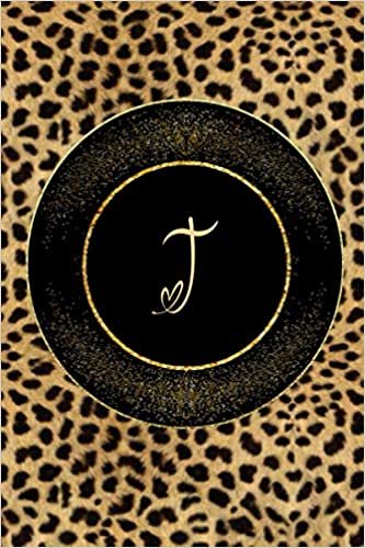 okumak Letter T Notebook : Initial T Monogram Notebook Journal Leopard Print Notebook Gold Border Composition Book: Leopard Print Gift Women Journal ... Pages , 6&quot; 9&quot; , Soft Cover , Matte Finish